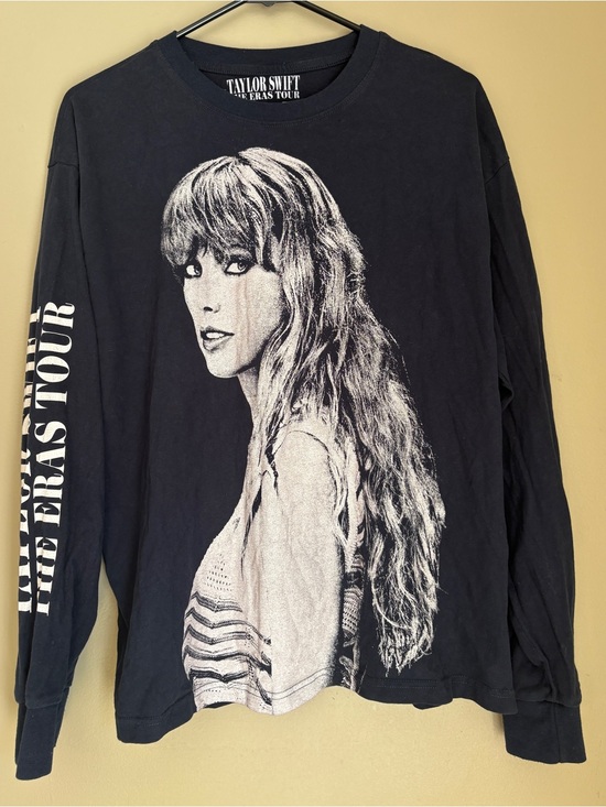 Taylor Swift Tops - Taylor Swift The Eras Tour Navy Blue Long Sleeve Shirt Size LARGE